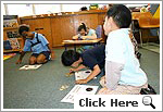 Students positioned in the classroom